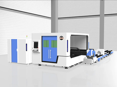 Maszyna do cięcia laserowego - cięcie laserowe włókien rurowych z platformą wymiany - maszyna do obróbki metalu