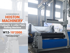 Hydrauliczna maszyna do walcowania płytek CNC 4 rolki 6x1200mm